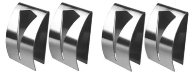 Produktbild von (4 Stück) 4x Selbstklebender Handtuchhaken – Edelstahl-Handtuchhalter – ohne Bohren Badezimmer-Haken