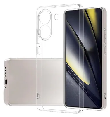 Immagine prodotto di Per Xiaomi Poco X7 Pro 5G / Redmi Turbo 4 Custodia protettiva in silicone TPU per cellulare Custodia flessibile trasparente