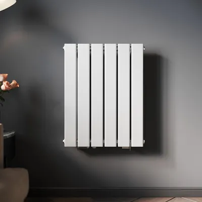 Produktbild von SONNI Vertikal Heizkörper Design Paneelheizkörper Einlagig Weiß 600×465mm ohne Heizstab