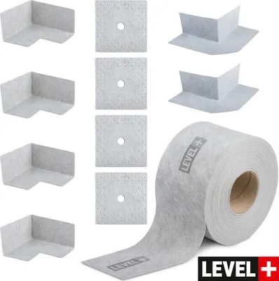 Produktbild von Dicht-Set Balkonabdichtung Dichtband Innenecke Außenecke Dichtmanschetten SET G8