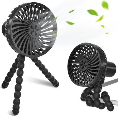 Produktbild von Kinderwagenventilator – Mini-Ventilator – Baby-Ventilator – Tragbarer Ventilator – Ventilator – Einfach zu installieren – Ein Muss für den Sommer!