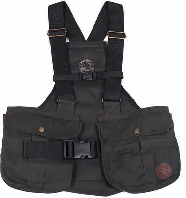 Produktbild von Mystique® Dummyweste Trainer braun gewachst mit Kunststoffschnalle L