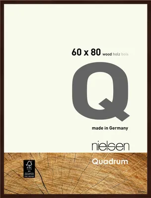 Produktbild von nielsen Holz Bilderrahmen Quadrum, 60x80 cm, Wengé