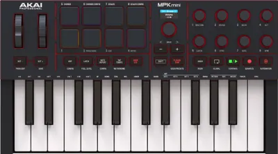 Produktbild von AKAI MPK MINI 4 SCHWARZ - Mini-Tastatur-Controller