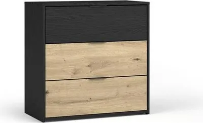 Produktbild von Kommode SALAMINA - Artisan Eiche / Schwarzgraphit