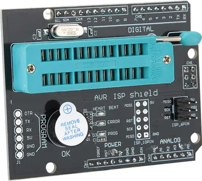 Obrázek produktu pro Programátor AVR ISP Shield Burning Burn Bootloader pro vývojovou rozšiřující desku
