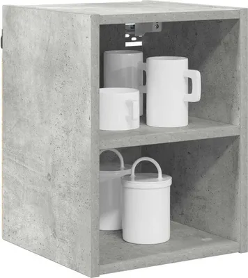 Produktbild von "Winter Sale" Hängeschrank Beton Grau 30 x 29,5 x 40cm Holzwerkstoff - Küchenschränke clorisNeu203531 - Küchenschränke