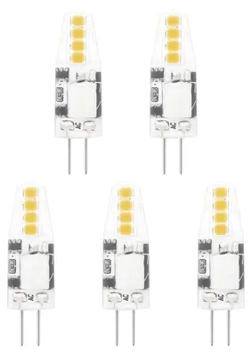 Produktbild von Modee G4 LED-Lampe Mini 1,8W 180lm 6000K tageslichtweiß 12V 5 Stück