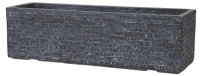 Produktbild von Blumentopf Balkontablett Utah l60b17h17 graphite Fiberclay clayfibre MCollections