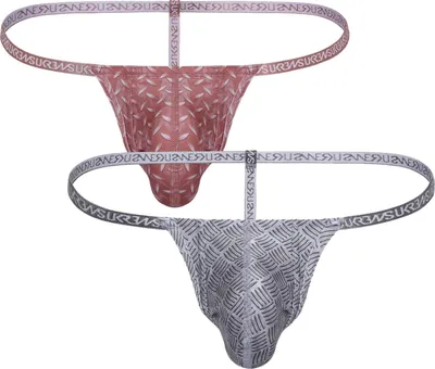 Obrázok produktu pre SUKREW G-String Multipack 1x Diamond + 1x Checker - Größe XL