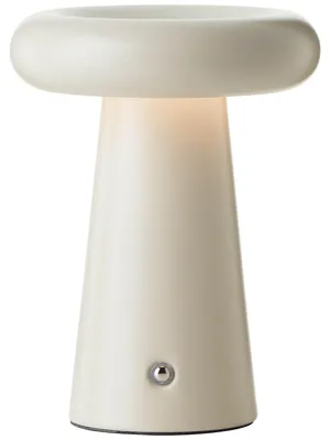 Produktbild von Brilliant Muffin LED Außentischleuchte 18,5cm 3W Warmweiß IP44 Beige USB G40895/09