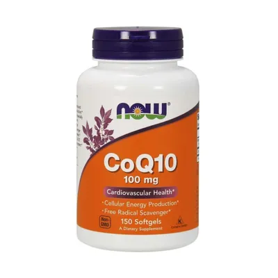 Produktbild von NOW Foods - Coenzym Q10, 100mg, 150 Weichkapseln