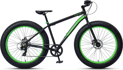 Produktbild von WYNN Fatbike 26 Zoll FAT2.0 schwarz-grau Rahmenhöhe 46 cm 7 Gänge mech. Scheibenbremse