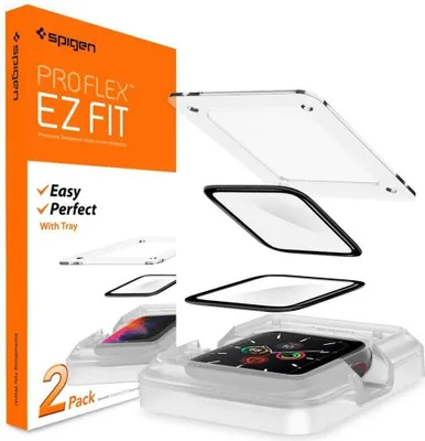 Obrázek produktu pro Hybridní ochranné sklo Spigen Proflex „Ez Fit“ pro Apple Watch 4/5/6/Se (44 mm)