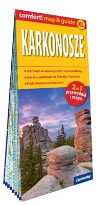 Obrázok produktu pre Karkonosze laminowany map&guide 2w1 przewodnik i mapa