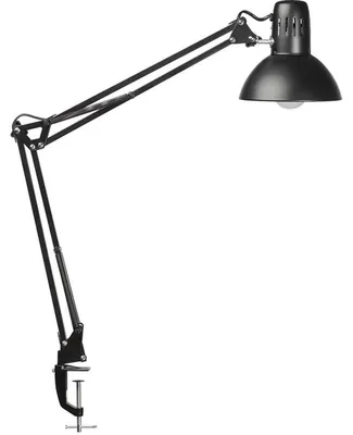 Image de MAUL Lampe de table MAULstudy E27 LED 3.000 K pied à pince noir