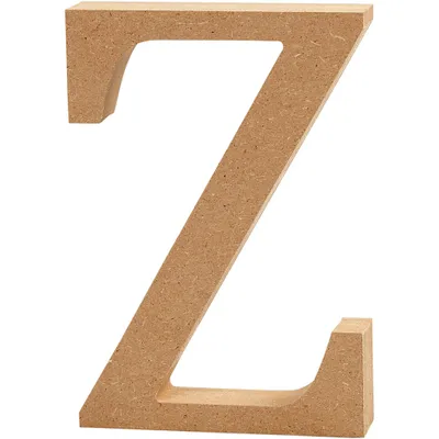 Produktbild von Buchstabe, Z, H 13 cm, Stärke: 2 cm, MDF, 1Stck