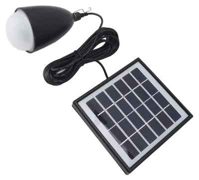 Solar-LED-Lampe, 600 lm, wiederaufladbar, tragbar, für Camping & Zelt
