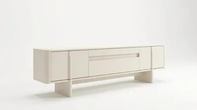 Immagine prodotto di Mobile TV moderno, bianco, pratico, spazioso e confortevole, ideale per il soggiorno