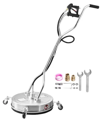 Immagine prodotto di VEVOR idropulitrice, φ535 mm, pulitore per superfici, acciaio inox, 4000 PSI, connettore rapido da 3/8 di pollice, per calcestruzzo, patio, marciapiedi