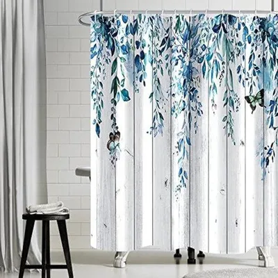 Produktbild von Textil-Duschschwimmbadgitter - Waschbar - Blau - 180 x 180 CM