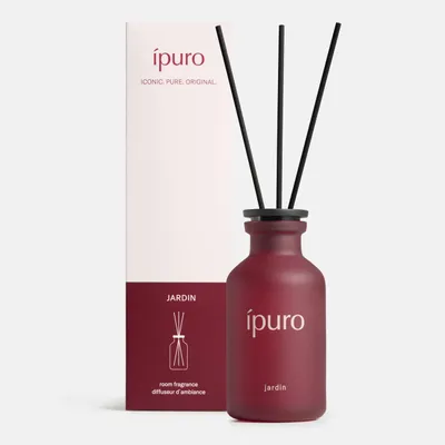 Produktbild von ipuro Classic Raumduft mit Stäbchen JARDIN 75ml - Raumerfrischer mit Limette, Be