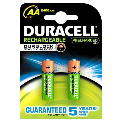 Produktbild von Duracell Akku 1,2V Stay Charged AA B2 Mignon AA 2500mAh 2er Blister Precharged