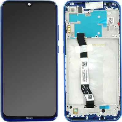 Produktbild von Original Xiaomi Redmi Note 8 / Redmi Note 8 2021 LCD IPS Display Touchscreen Bildschirm Rahmen Blau