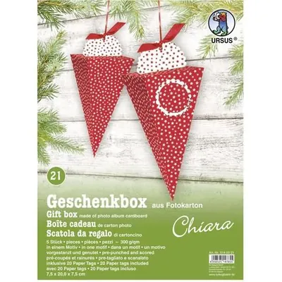 Produktbild von Geschenkbox Chiara 7,5x20x7,5cm VE=5 Stück Motiv: 21