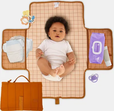 Obrázek produktu pro Přenosná přebalovací podložka Hylat Baby - hnědá