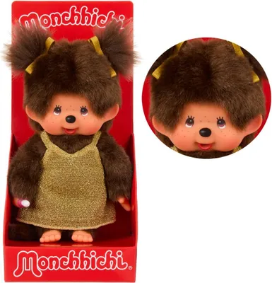 Obrázek produktu pro Monchhichi plyšová figurka Glitter Dress Girl