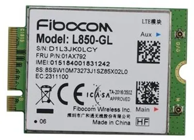 Imagen del producto de Lenovo Wireless CMBFBCL850-GL, número de pieza FRU01AX792