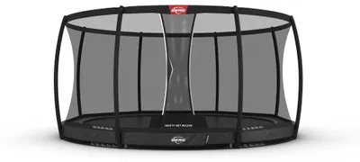 Produktbild von BERG Bodentrampolin Champion InGround 430 + Sicherheitsnetz Deluxe Grau