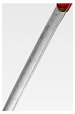 Produktbild von Edelstahl Schöpflöffel 44 cm lang, Ø 11 cm mit Holzgriff, Schaumkelle für Kazan Kasan und Holzlöffel