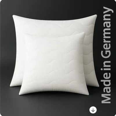 Produktbild von LineONE Premium Füllkissen mit Wellensteppung | Germany - Made for Comfort 80 x 80 cm