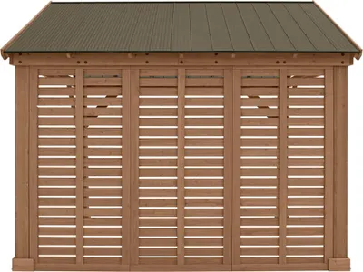 Produktbild von Westmann Seitenwand für Holz Pavillon Yukon 14x12 braun