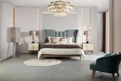 Produktbild von Bett Polster Design Luxus Doppel Hotel Betten Ehe 180x200cm Schlaf Zimmer Leder
