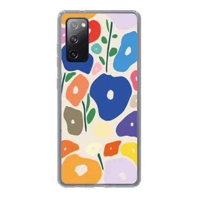 Produktbild von MuchoWow® Handyhülle Schutzhülle Hülle für Samsung Galaxy S20 FE Blume - Abstrakt - Blätter Silikon Softcase Handy Hülle - Abdeckung