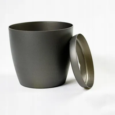 Produktbild von Don-Plast Blumentopf Kunststoff 18 cm x 18 x 16 cm Grau