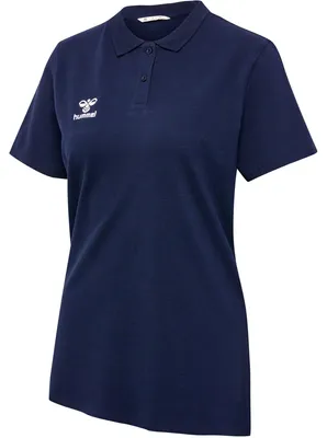 Produktbild von Hummel HmlGo 2.0 Polo-Shirt Damen marine Gr XS