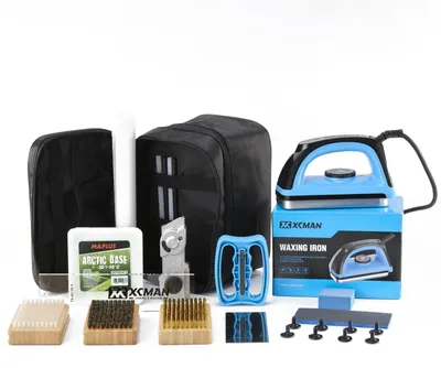 Immagine prodotto di Solidchoice - Kit completo per la ceratura di sci e snowboard, con strumenti per la manutenzione