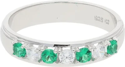 Produktbild von JuwelmaLux Ring 925 Sterling Silber mit synth. Zirkonia JL10-07-3115 52