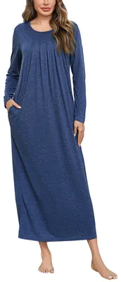 Immagine prodotto di Camicia da notte per donna, modello Langes, realizzata in cotone traspirante
