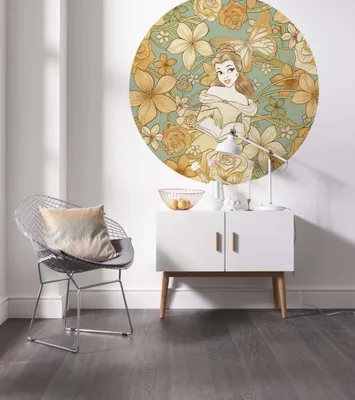 Productafbeelding van Komar Vlies fotobehang "Belle Spirit of Autumn" met rundvleesprint en zelfklevend – Afmetingen: 125 x 125 cm (breedte x hoogte) – 1 stuk