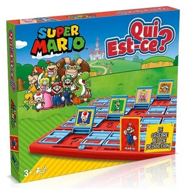 Image de Qui est ce super mario - winning moves - 03076 - jeu de société déduction