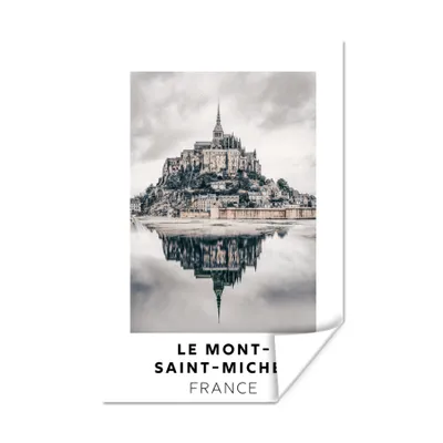 Produktbild von MuchoWow® Poster Frankreich - Kirche - Wasser 40x60 cm - Plakate für die Wand - Poster Babyzimmer