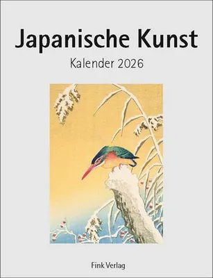 Produktbild von Kalender 2026 Japanische Kunst 19 x 24,5 cm dreisprachig mit 12 Kunstkarten