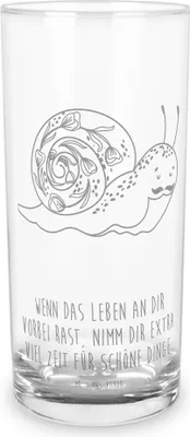Produktbild von Mr. & Mrs. Panda Wasserglas Schnecke Sir 200 ml - Transparent - Geschenk, Lebenszeit, Tumbler, Schnecken, Glas, Lebensmut, Longdrinkglas, Motivation, Lustige Sprüche