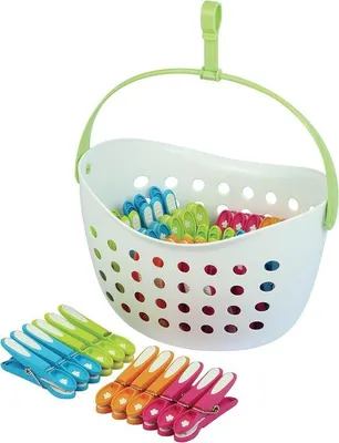 Obrázok produktu pre 48 protisklzových spôn – biele – viacfarebné (zelená, modrá, oranžová, ružová)