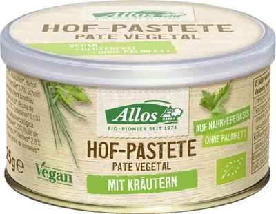 Image de Allos Hof Pâté aux herbes 125g